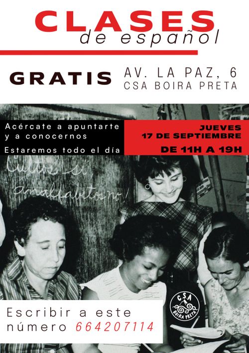 Inscripción clases de español
