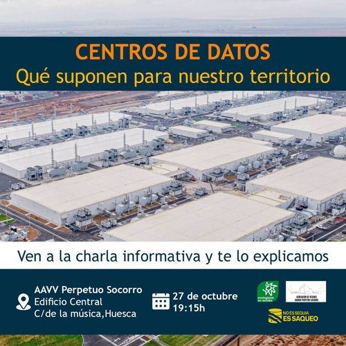 Charla Centros de datos: Qué suponen para el territorio