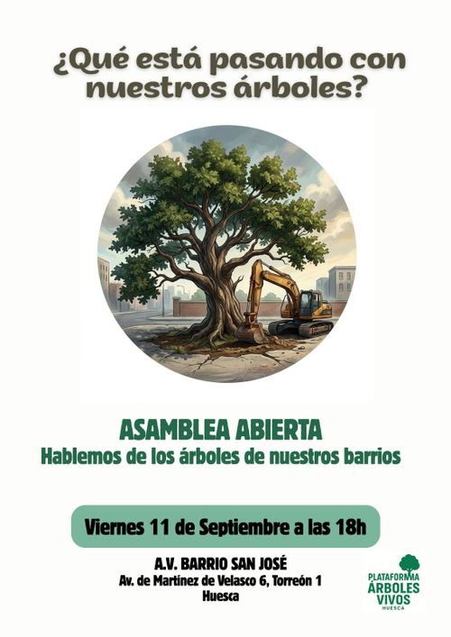Asamblea abierta - Hablemos de los árboles de nuestros barrios
