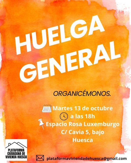 Asamblea Plataforma de Vivienda de Huesca