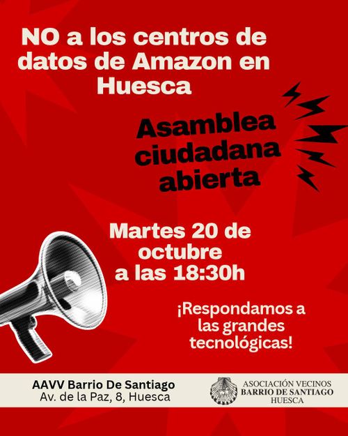 Nueva asamblea ciudadana contra los centros de datos