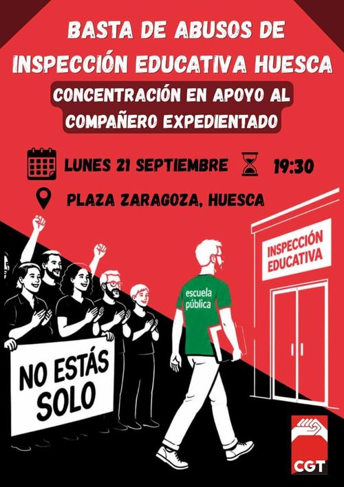 Concentración en Apoyo al compañero expulsado